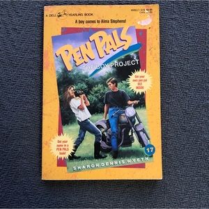 Vintage Sharon Dennis Wyeth Pen Pals 17 The Boy Project Dell Yearling Book